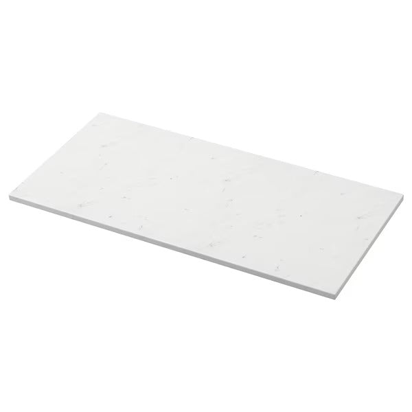 New TOLKEN Countertop, white marble effect/foliated board, 122x49 cm