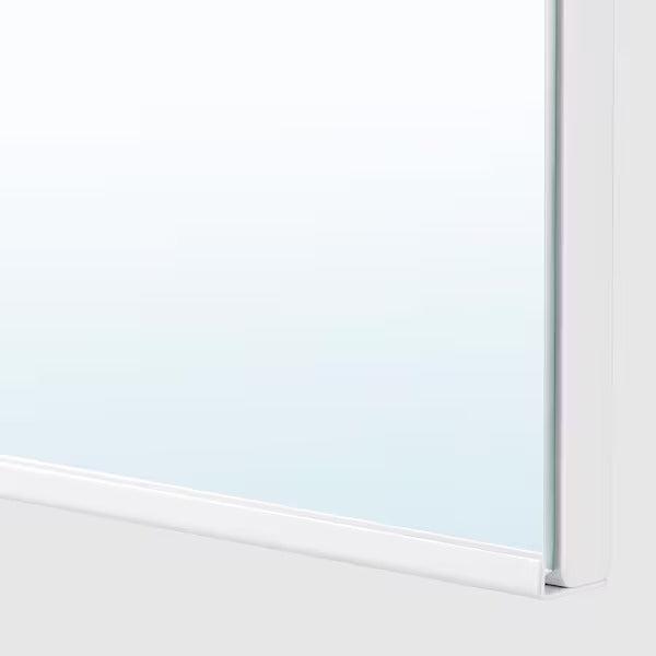 New TREASJÖN Mirror cab 2 door/built-in lighting, 80x17x75 cm