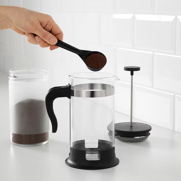 UPPHETTA Coffee/tea maker, glass/stainless steel, 0.4 l