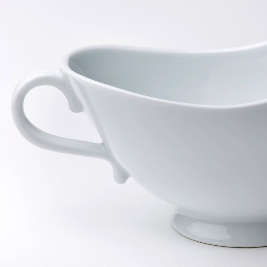 UPPLAGA Gravy boat, white, 0.3 l