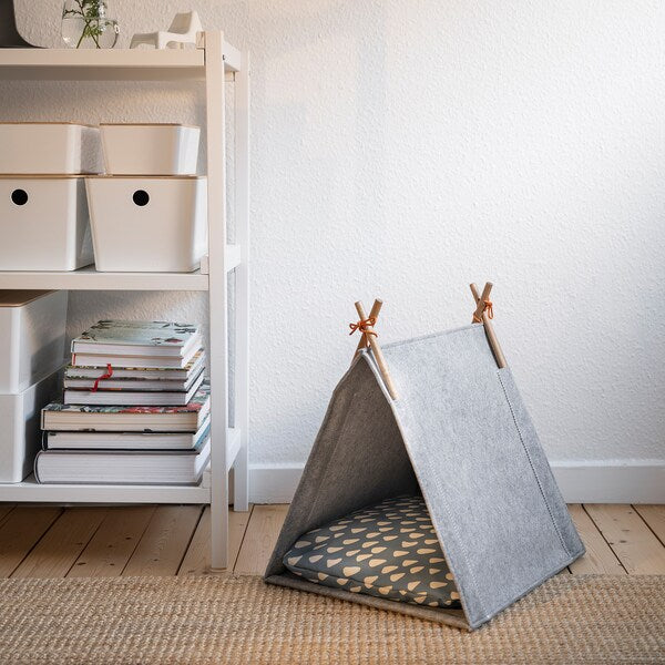 UTSÅDD Cat house - grey/felt