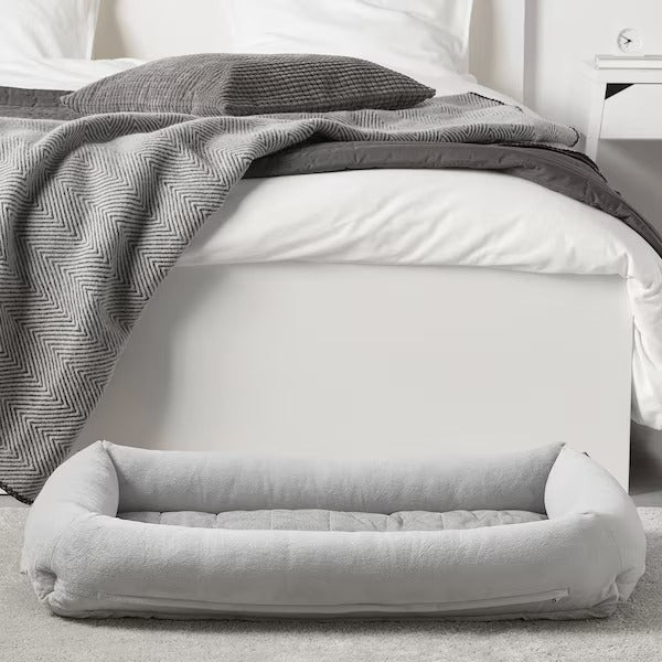 UTSÅDD Dog bed, light grey, M