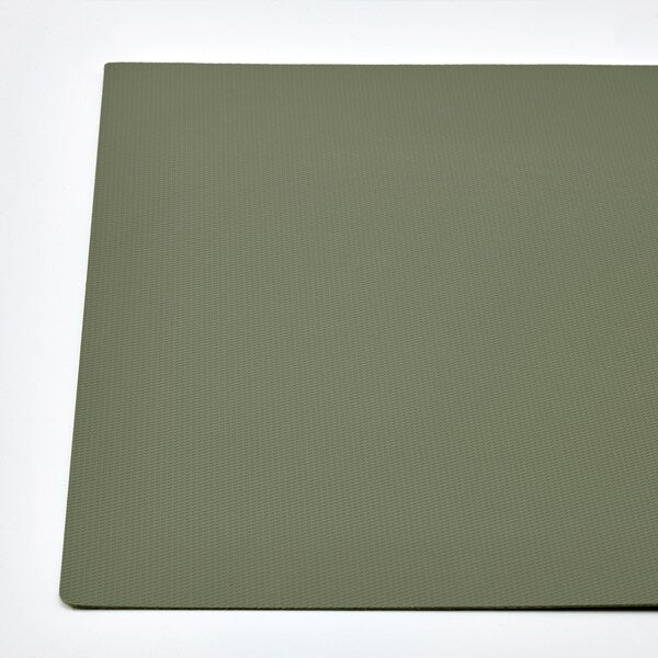 UTSÅDD Place mat for food bowl - grey-green 33x50 cm