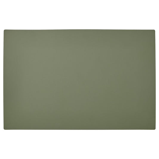 UTSÅDD Place mat for food bowl - grey-green 33x50 cm