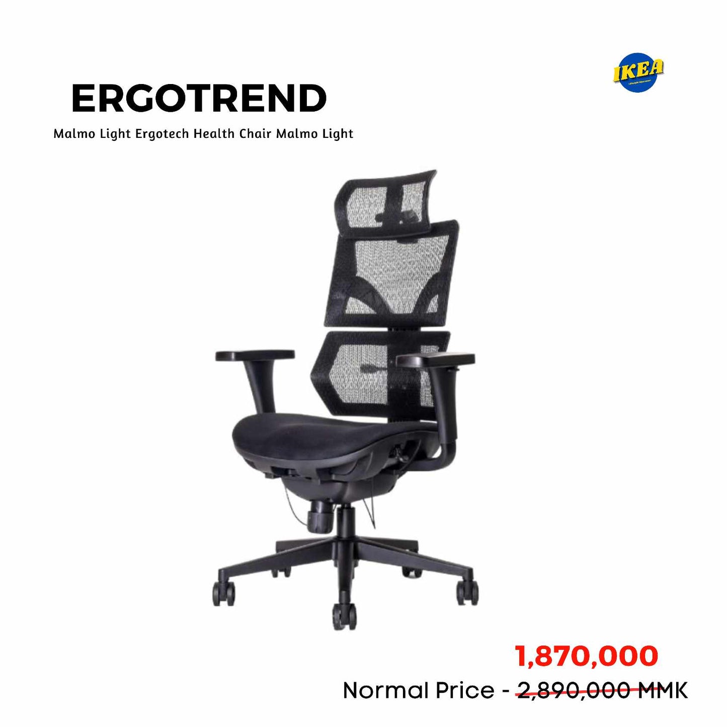 ERGOTREND Malmo Light Ergotech Health Chair Malmo Light