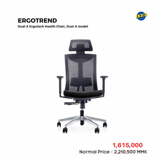 ERGOTREND Dual-X Ergotech Health Chair, Dual-X model