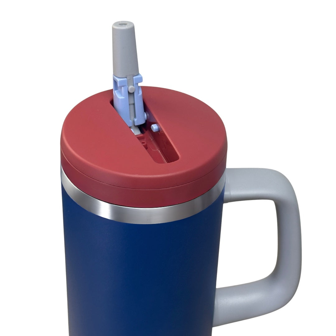 SiMLUX Tumbler Cup with Flip Straw