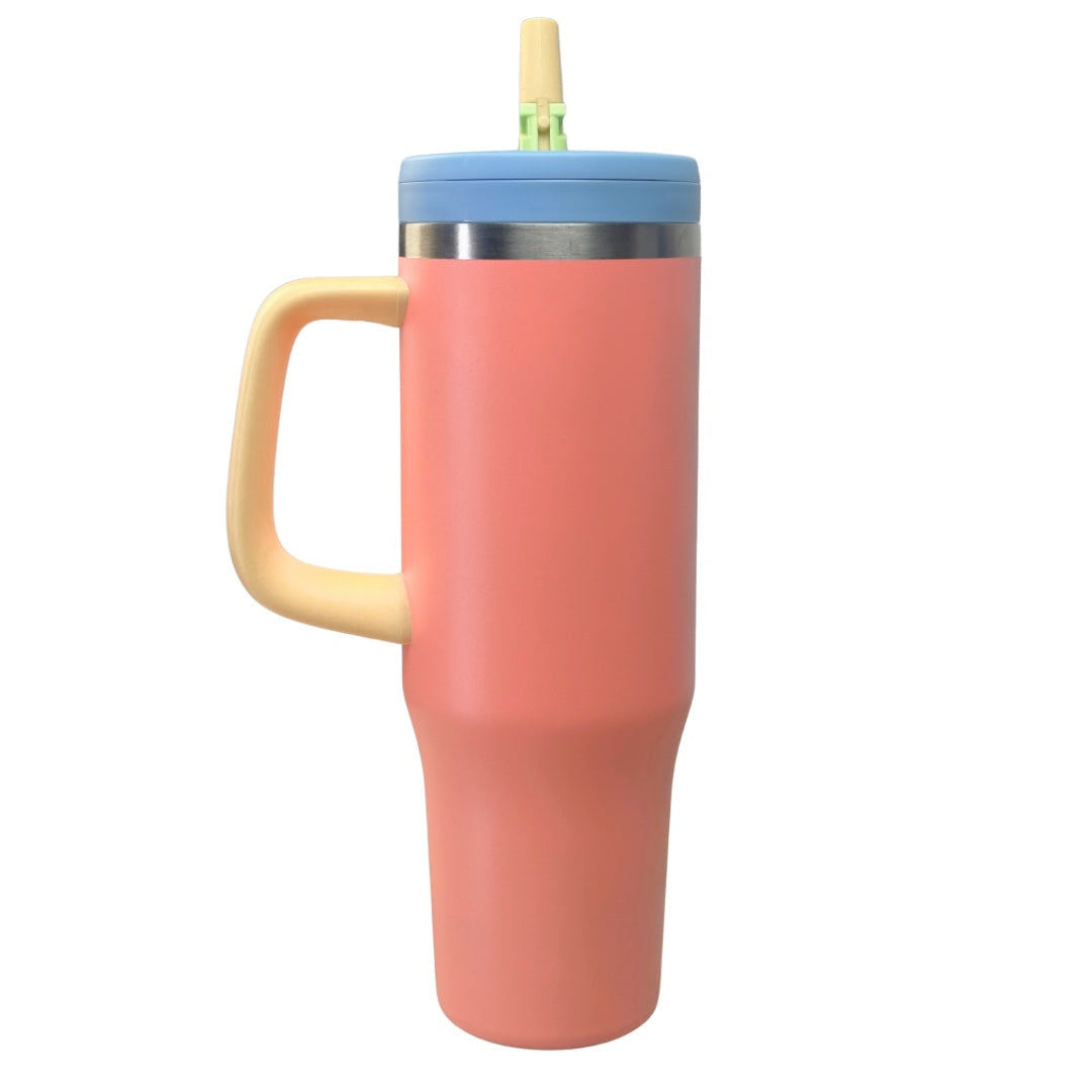 SiMLUX Tumbler Cup with Flip Straw