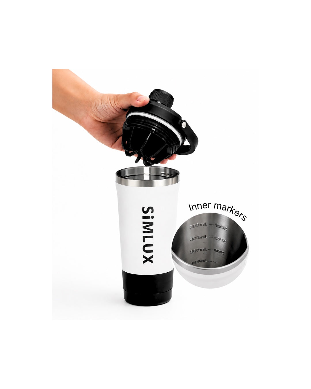 SiMLUX Shaker Bottle 24oz