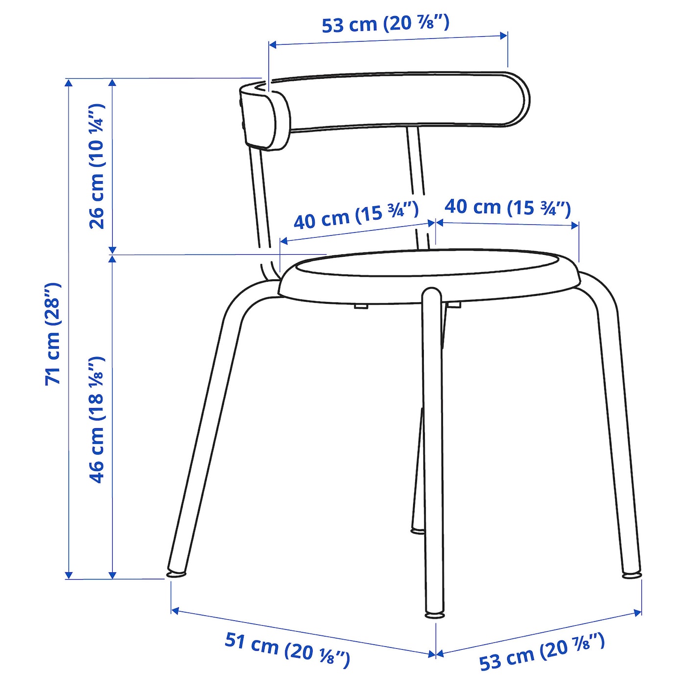 YNGVAR Chair, anthracite