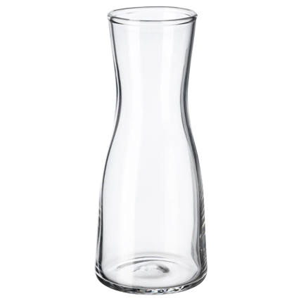 TIDVATTEN Vase, clear glass, 14 cm