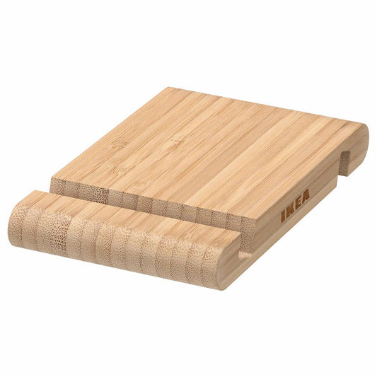 IKEA BERGENES Holder for mobile phone/tablet, bamboo (Pre-used item)