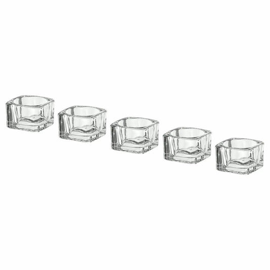 GLASIG Tealight holder, clear glass, 5x5 cm