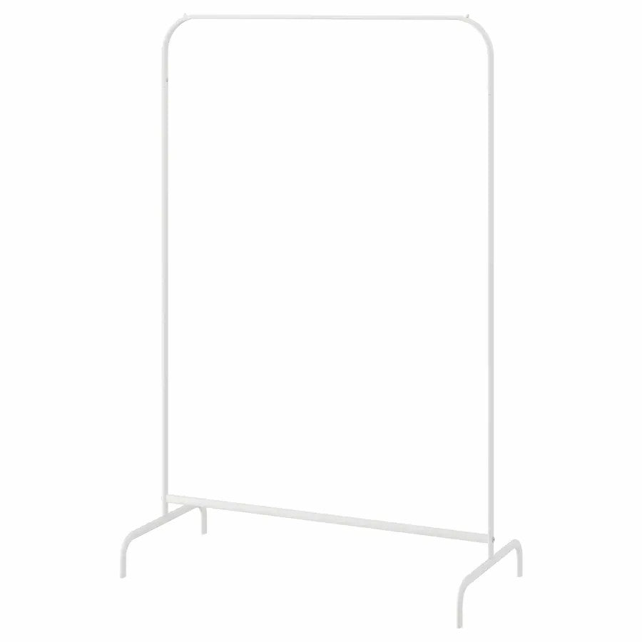 MULIG Clothes rack, white, 99x152 cm