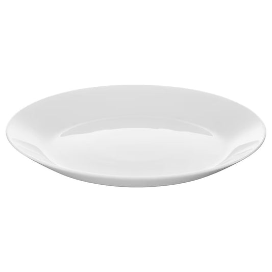 OFTAST Side plate, white, 19 cm