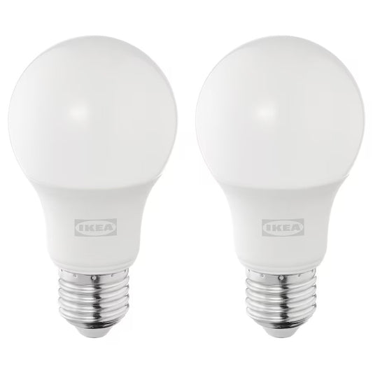 SOLHETTA LED bulb E14 470 lumen, globe opal white