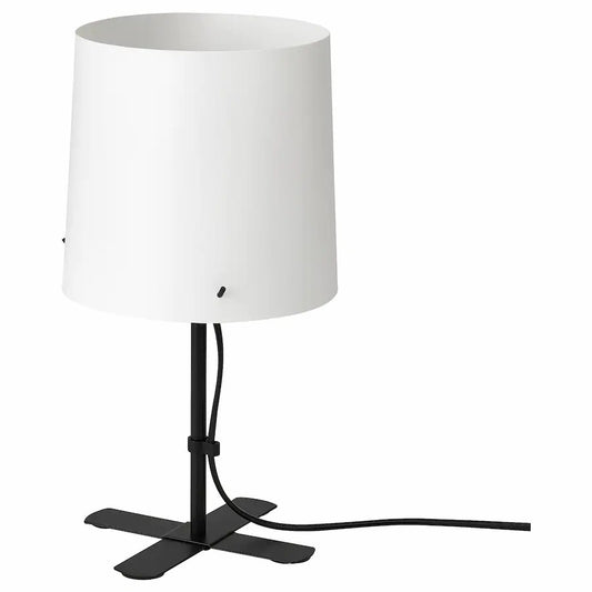 BARLAST Table lamp,black/white,31cm