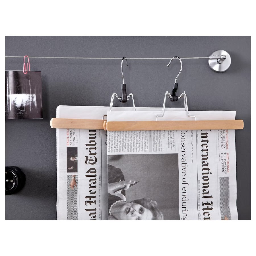 BUMERANG Trouser hanger, natural