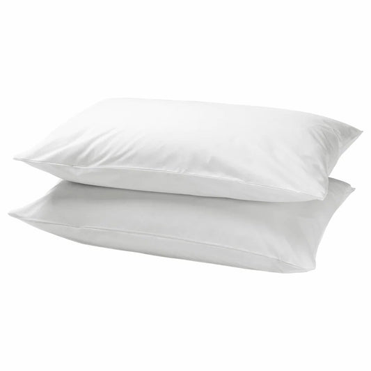 DVALA Pillowcase, white, 50x80 cm