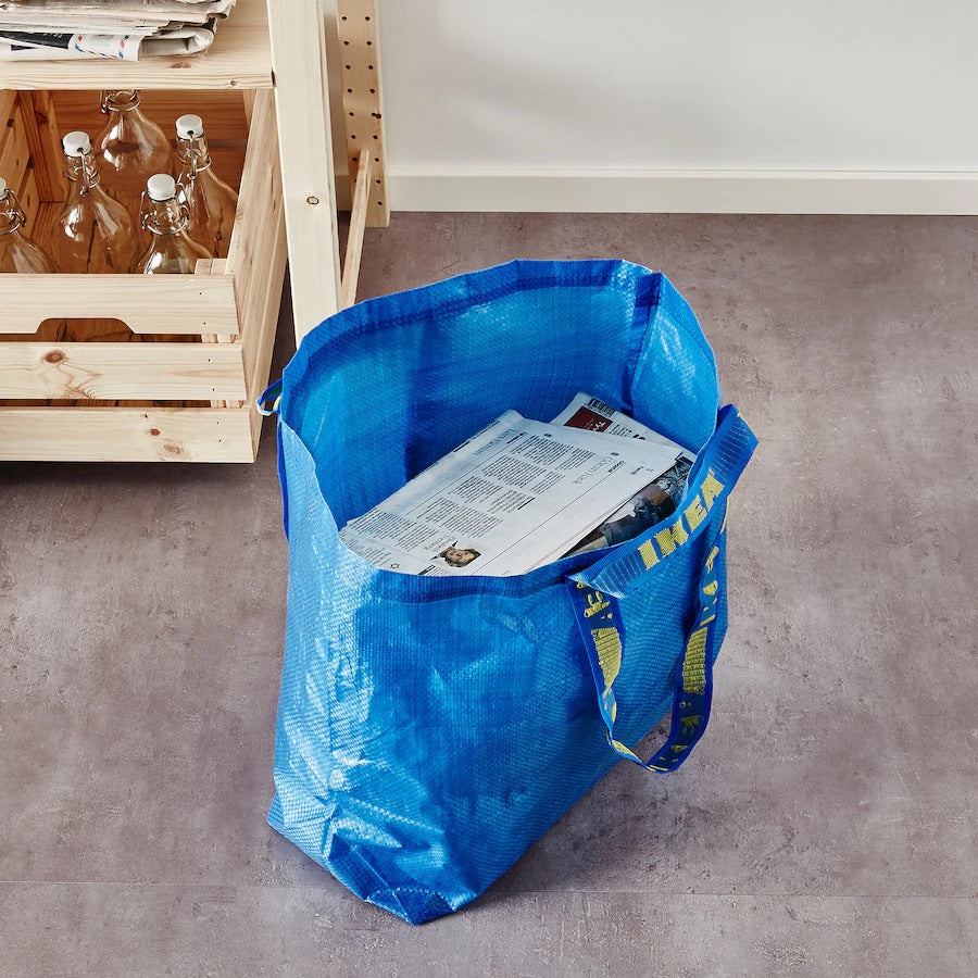 FRAKTA
Carrier bag,medium, blue, 45x18x45 cm/36 l