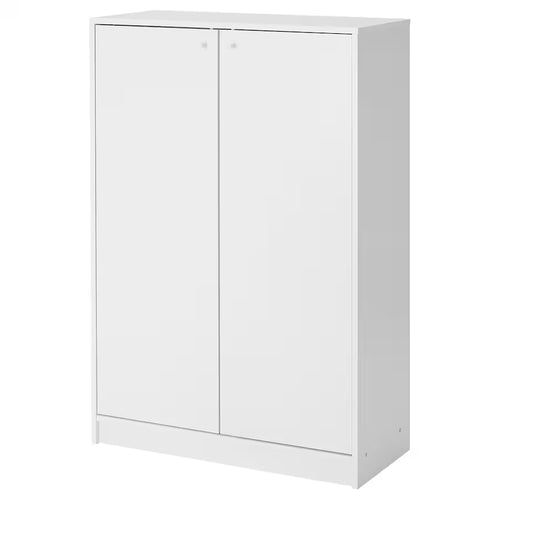 KLEPPSTAD Shoe cabinet/storage, white, 80x35x117 cm