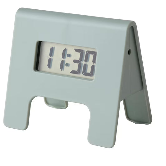 KUPONG Alarm clock, green, 4x6 cm