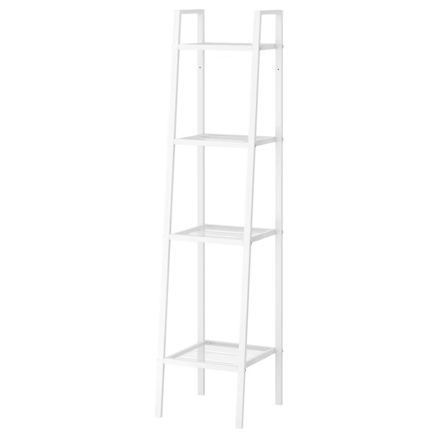 LERBERG Shelf unit, white, 35x148 cm