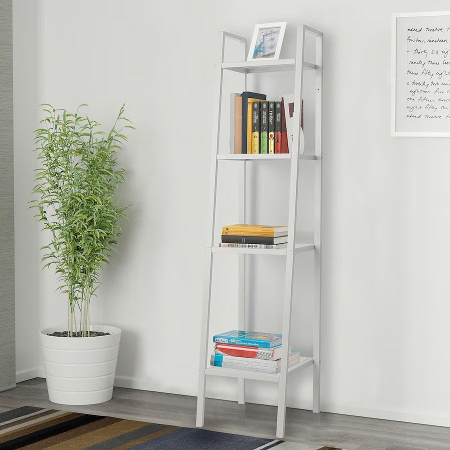 LERBERG Shelf unit, white, 35x148 cm